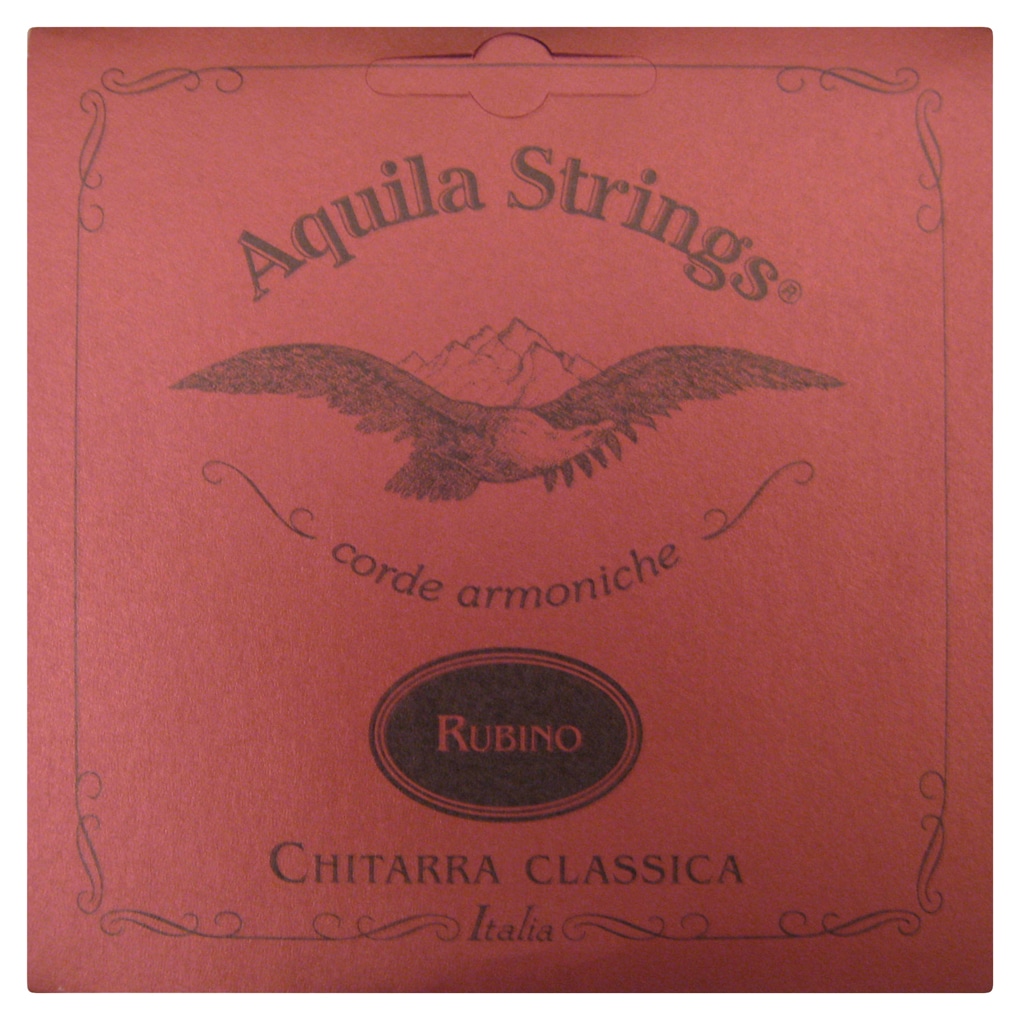 Guitar Strings – Aquila Rubino Series – Trebles – 1st 2nd 3rd Strings – Chitarra Classica – Classical Guitar – 132C 1
