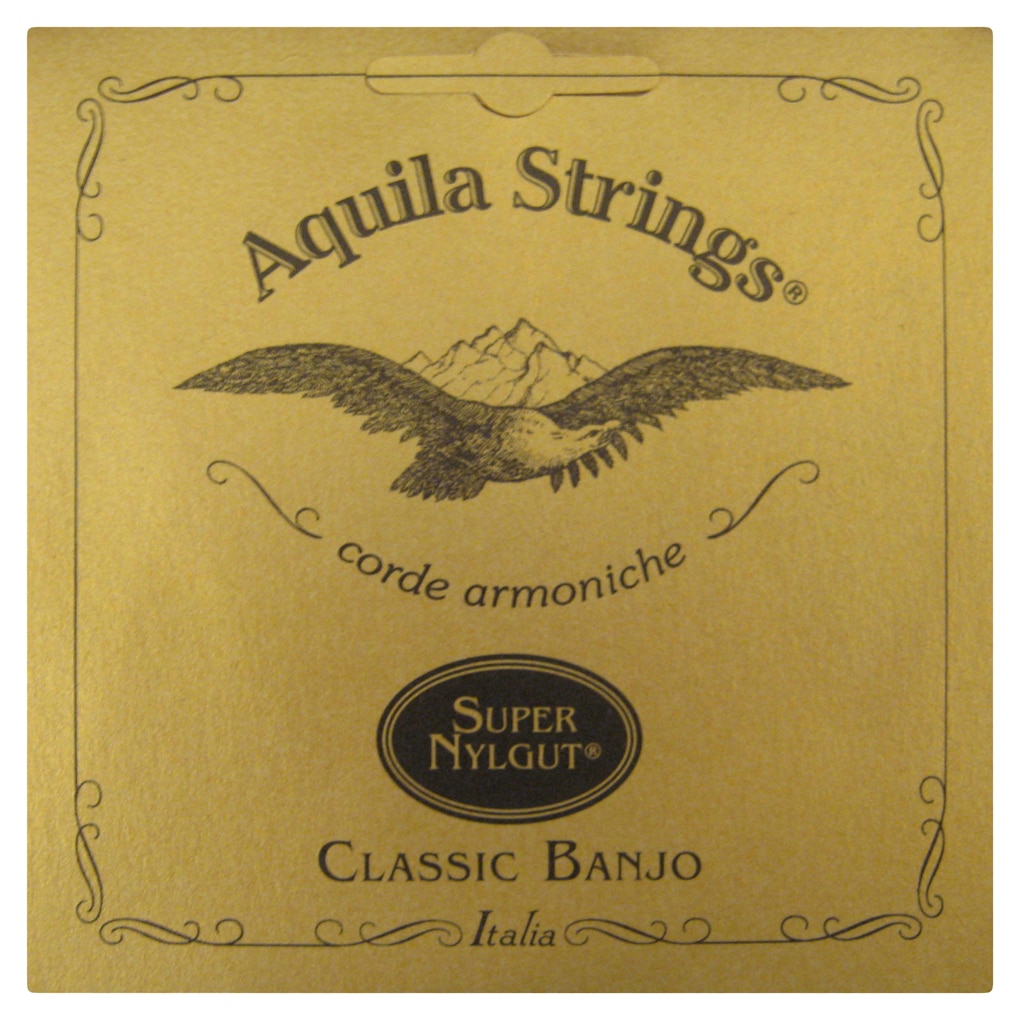 Banjo Strings – Aquila Classic 5 String Banjo – Medium Tension – DBGDG – All Nylgut – 5B 1