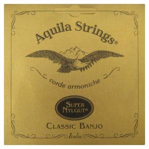 Banjo Strings - Aquila Minstrel Fretless Banjo Set - dGDF#A - Nylgut - 7B