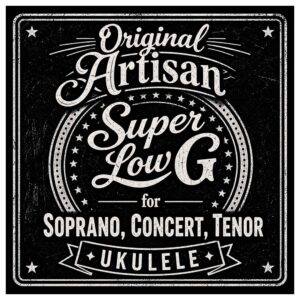 Original Artisan Super Low G -  Low Noise Squeak Free Polished Wound Low G Single 4th - Soprano Concert Tenor