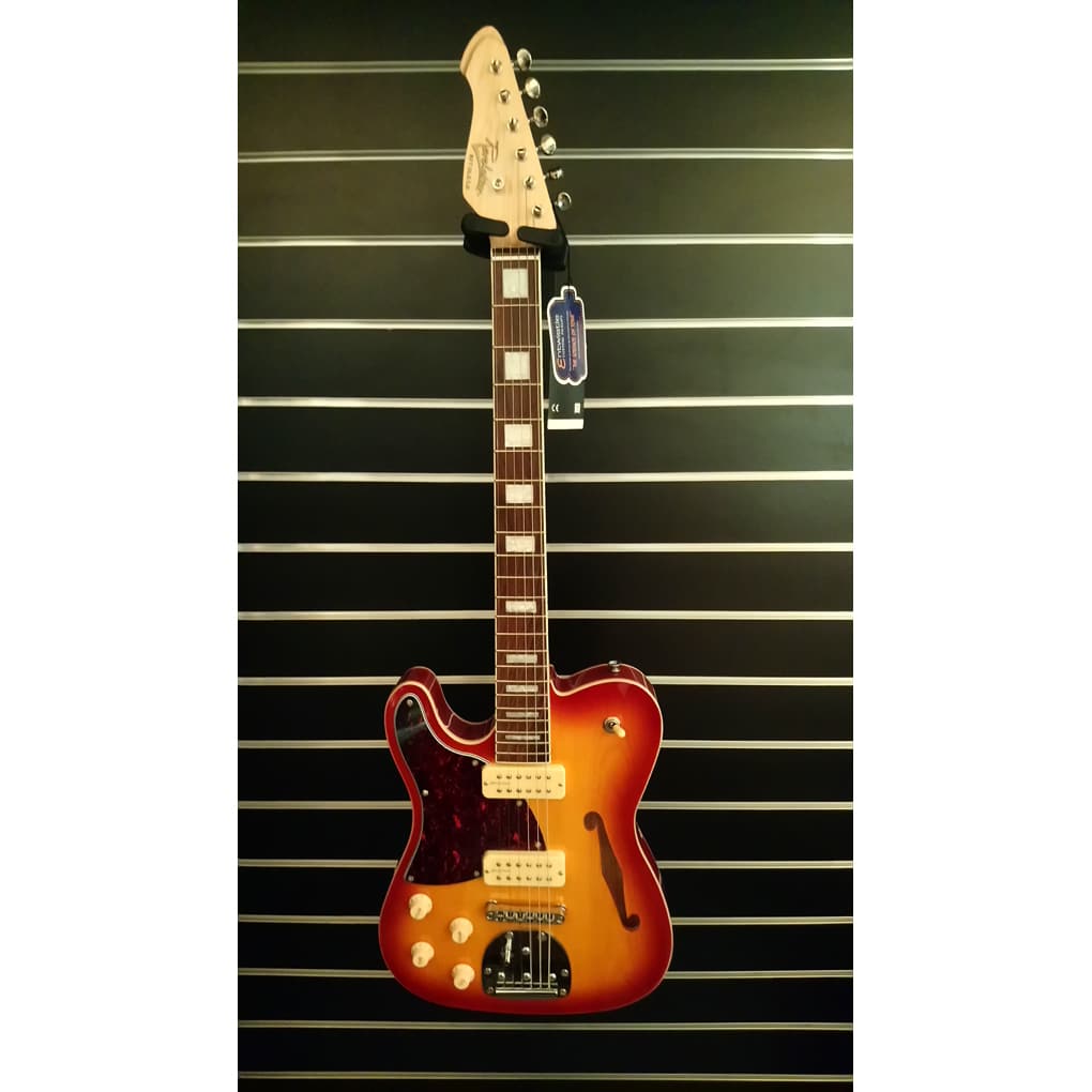 Revelation RFT-DLX-LH – Electric Guitar – Honeyburst – Left Handed 1