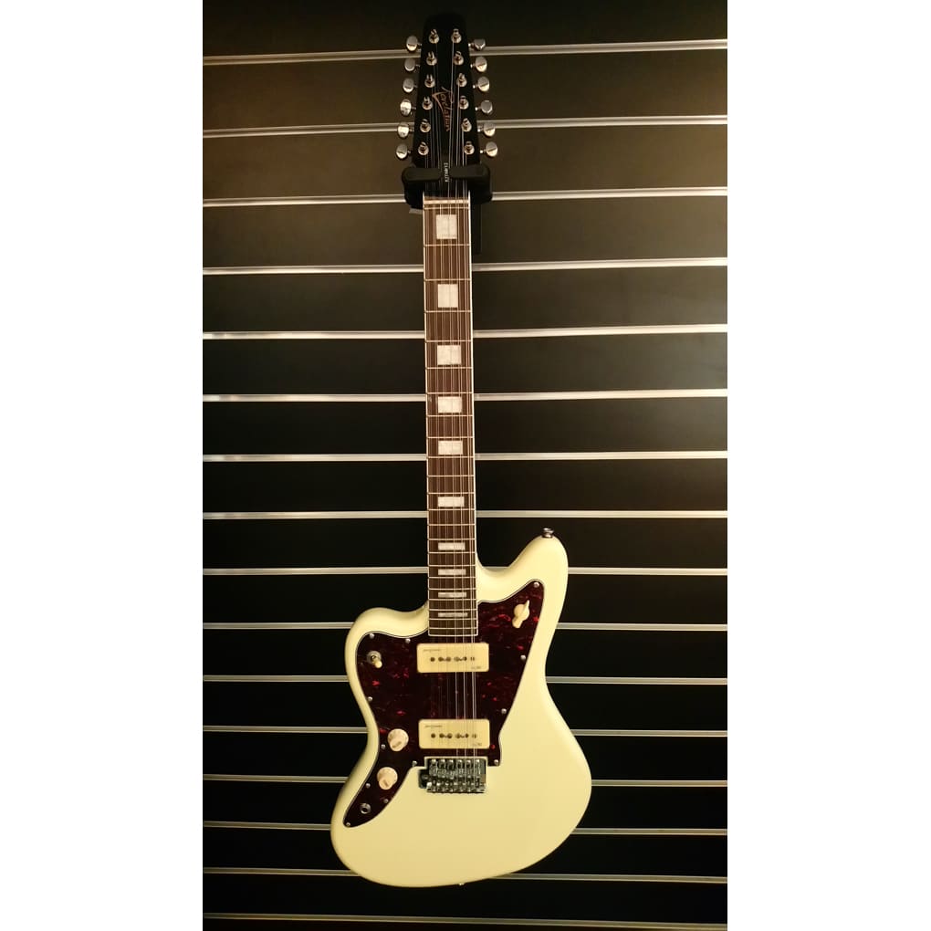 Revelation RJT-60-12-LH – 12 String Electric Guitar – Vintage White – Left Handed 3