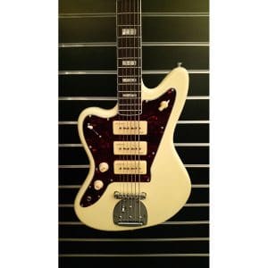 Revelation RJT-60-B-LH – 6 String Bass Guitar – Vintage White – Left Handed 3