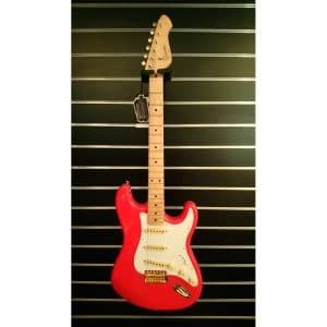 Revelation RSS Sleepwalk Strat – Electric Guitar – Fiesta Red with Gold Fittings 5