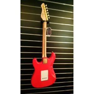 Revelation RSS Sleepwalk Strat – Electric Guitar – Fiesta Red with Gold Fittings 1
