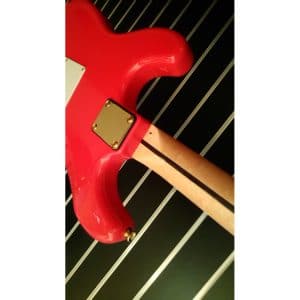 Revelation RSS Sleepwalk Strat – Electric Guitar – Fiesta Red with Gold Fittings 2