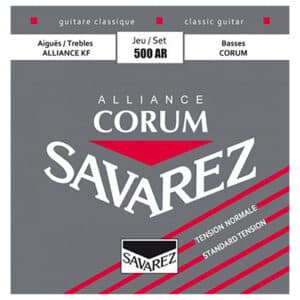 Classical Guitar Strings - Savarez 500AR - Alliance Corum - Fluorocarbon - Silver Plated Copper - Standard Tension