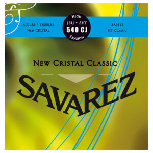 Classical Guitar Strings – Savarez 540CJ – New Cristal Classic – Nylon – Silver Plated Copper – High Tension 1