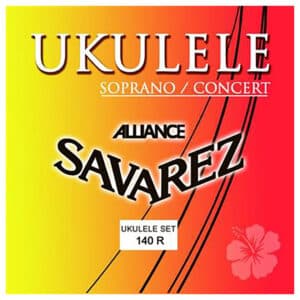 Ukulele Strings - Savarez 140R - Alliance - Composite - Soprano & Concert Set - GCEA High G Tuning