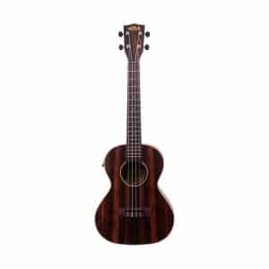 Kala KA-EBY-TE Striped Ebony Tenor Electro Acoustic Ukulele 1