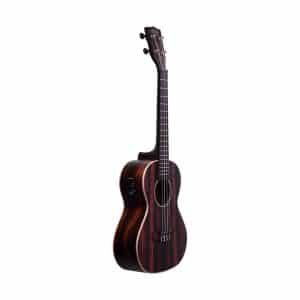 Kala KA-EBY-TE Striped Ebony Tenor Electro Acoustic Ukulele