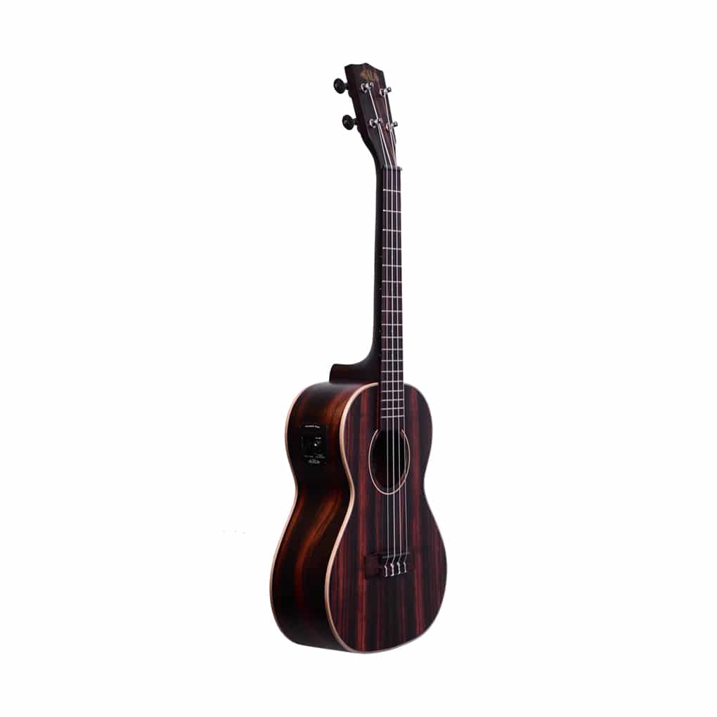 Kala KA-EBY-TE Striped Ebony Tenor Electro Acoustic Ukulele 2