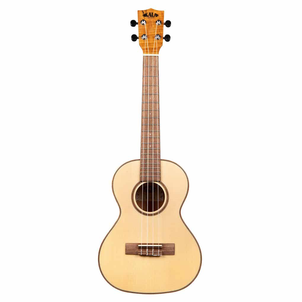 Kala KA-FMTG Solid Spruce Top Flame Maple Tenor Ukulele 1