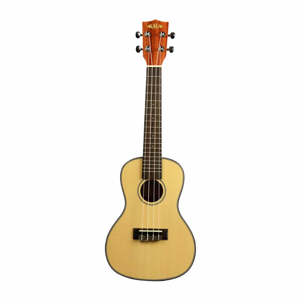 Kala KA-SCG Solid Spruce Top Concert Gloss Mahogany Ukulele 1