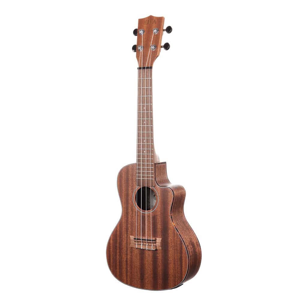 Kala KA-SMHCE-C Solid Mahogany Concert Electro Acoustic Ukulele – Cutaway 3