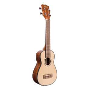 Kala KA-SSLNG Solid Spruce Top Mahogany Long Neck Soprano Ukulele