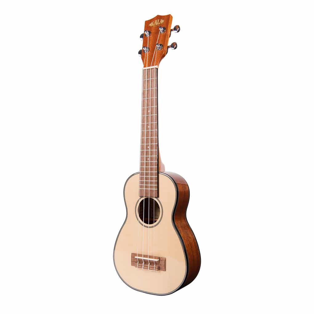 Kala KA-SSLNG Solid Spruce Top Mahogany Long Neck Soprano Ukulele 3