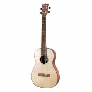 Kala KA-SSTU-B Solid Spruce Top Travel Baritone Ukulele with Deluxe Gig Bag 2