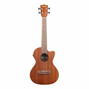 Kala KA-TE-C Satin Mahogany Tenor Electro Acoustic Ukulele – Cutaway 2