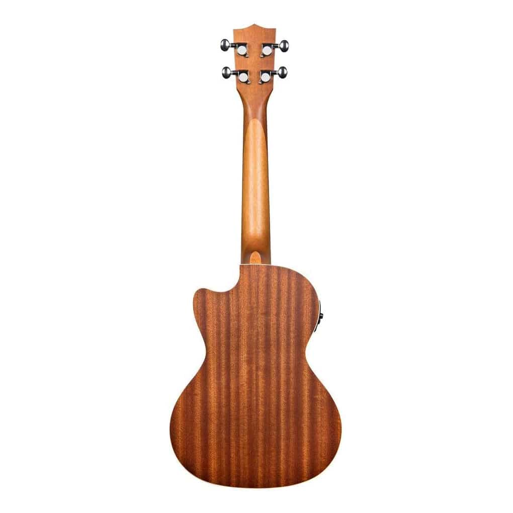 Kala KA-TE-C Satin Mahogany Tenor Electro Acoustic Ukulele – Cutaway 4