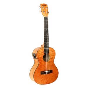 Kala KA-TEME Exotic Mahogany Tenor Electro Acoustic Ukulele 1