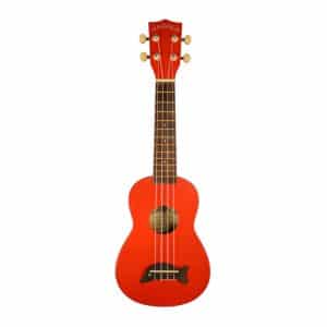 Makala MK-SD Soprano Dolphin Candy Apple Red Ukulele