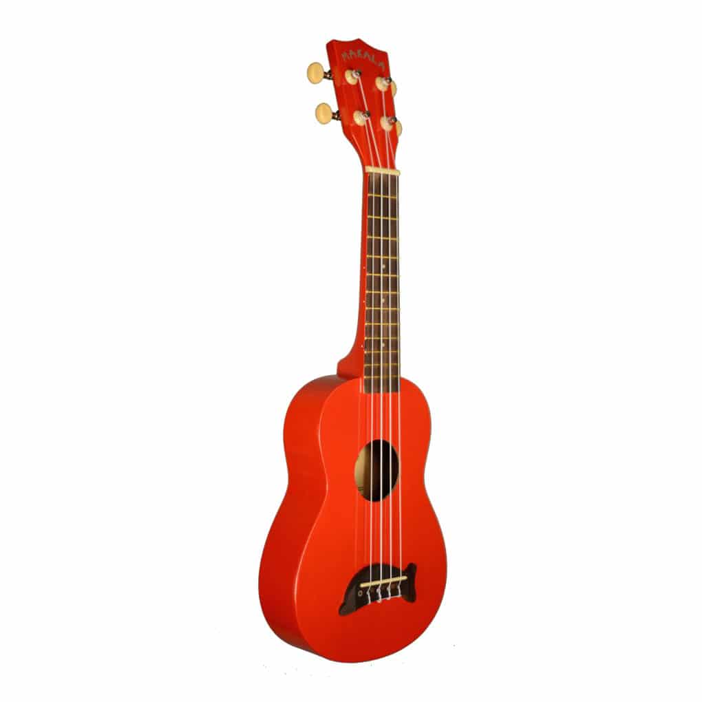 Makala MK-SD Soprano Dolphin Candy Apple Red Ukulele 2