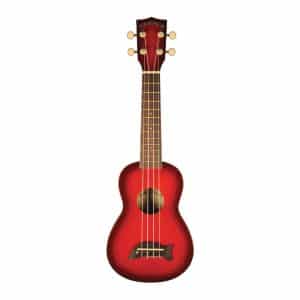 Makala MK-SD Soprano Dolphin Red Burst Ukulele