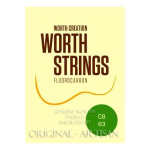 Worth Clear Ukulele Strings - Baritone - Fluorocarbon - Double Length - Enough For 2 Restrings - CB