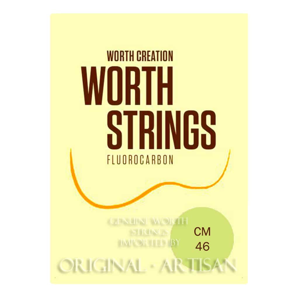 Worth Clear Ukulele Strings – Soprano & Concert – Fluorocarbon – Double Length – Enough For 2 Restrings – CM 1