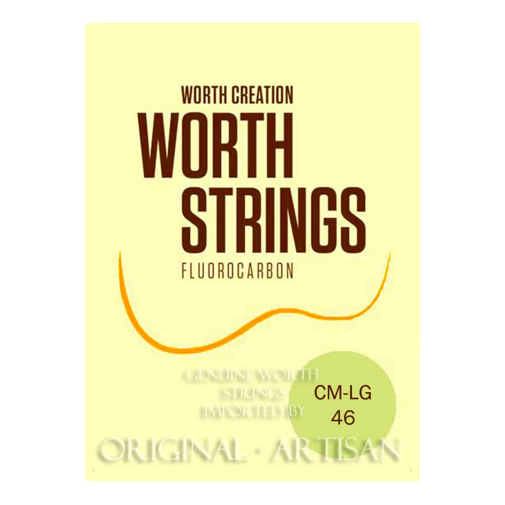 Worth Clear Ukulele Strings – Soprano & Concert Low G – Fluorocarbon – Double Length – Enough For 2 Restrings – CM-LG 1